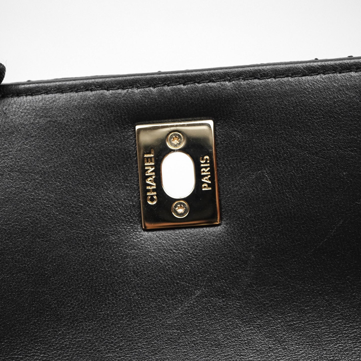 Chanel Trendy CC Mini Black Lambskin Gold Hardware