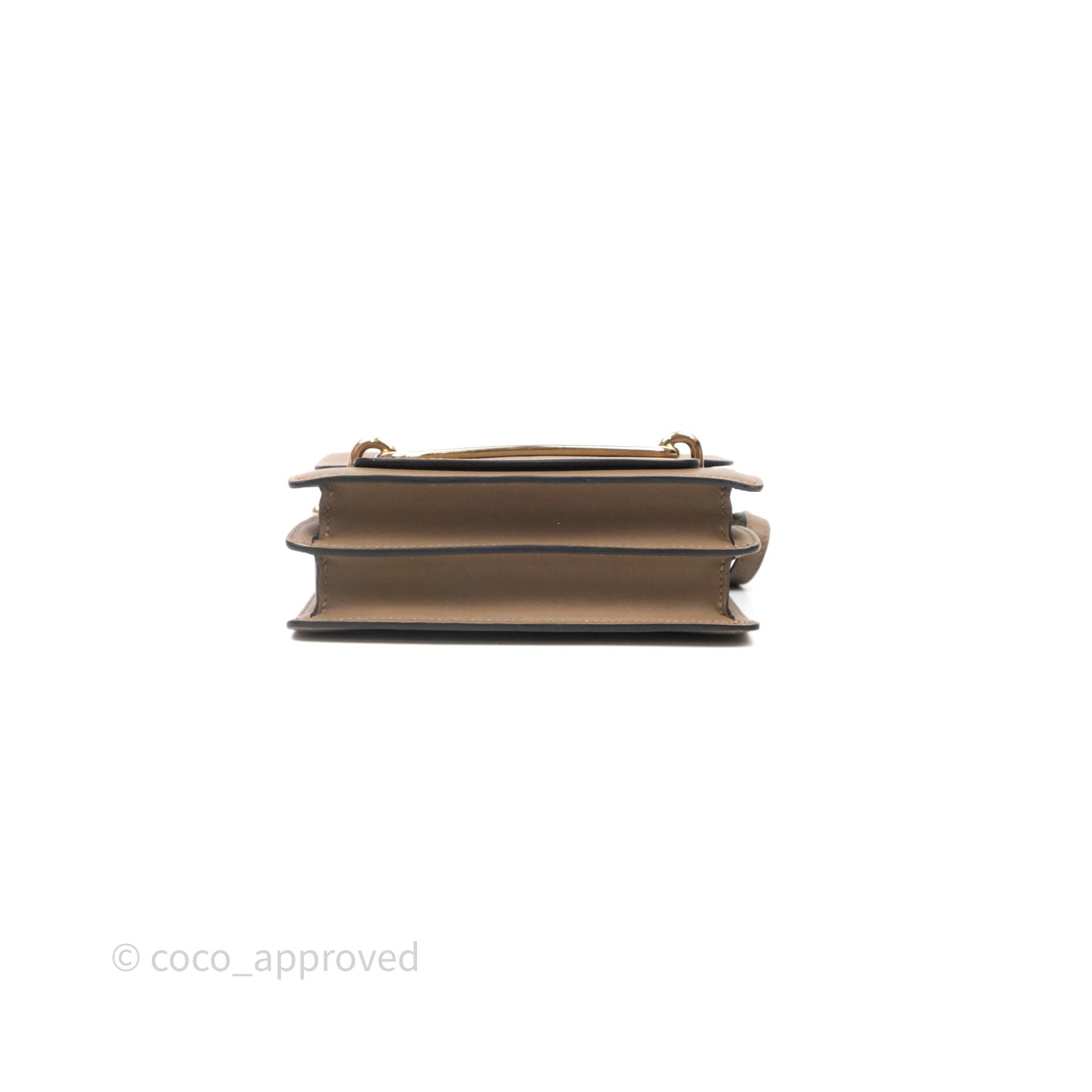 Hermès Roulis Mini Beige De Weimar D0 Veau Swift Gold Hardware