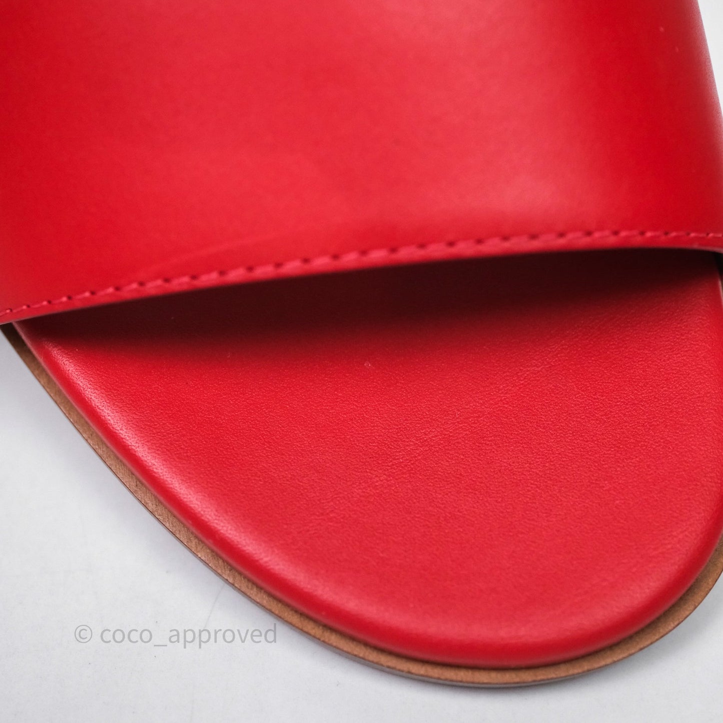 Hermes Manege Ankle Wrap Sandals Red Size 36