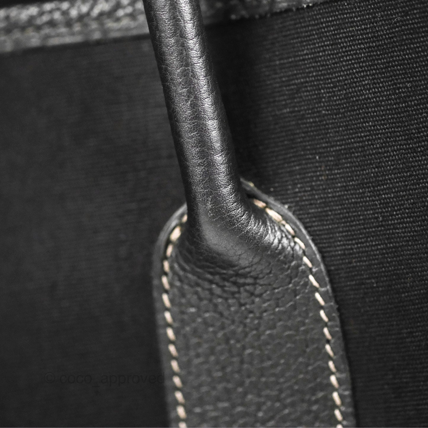 Hermès Garden Party 36 Canvas Black