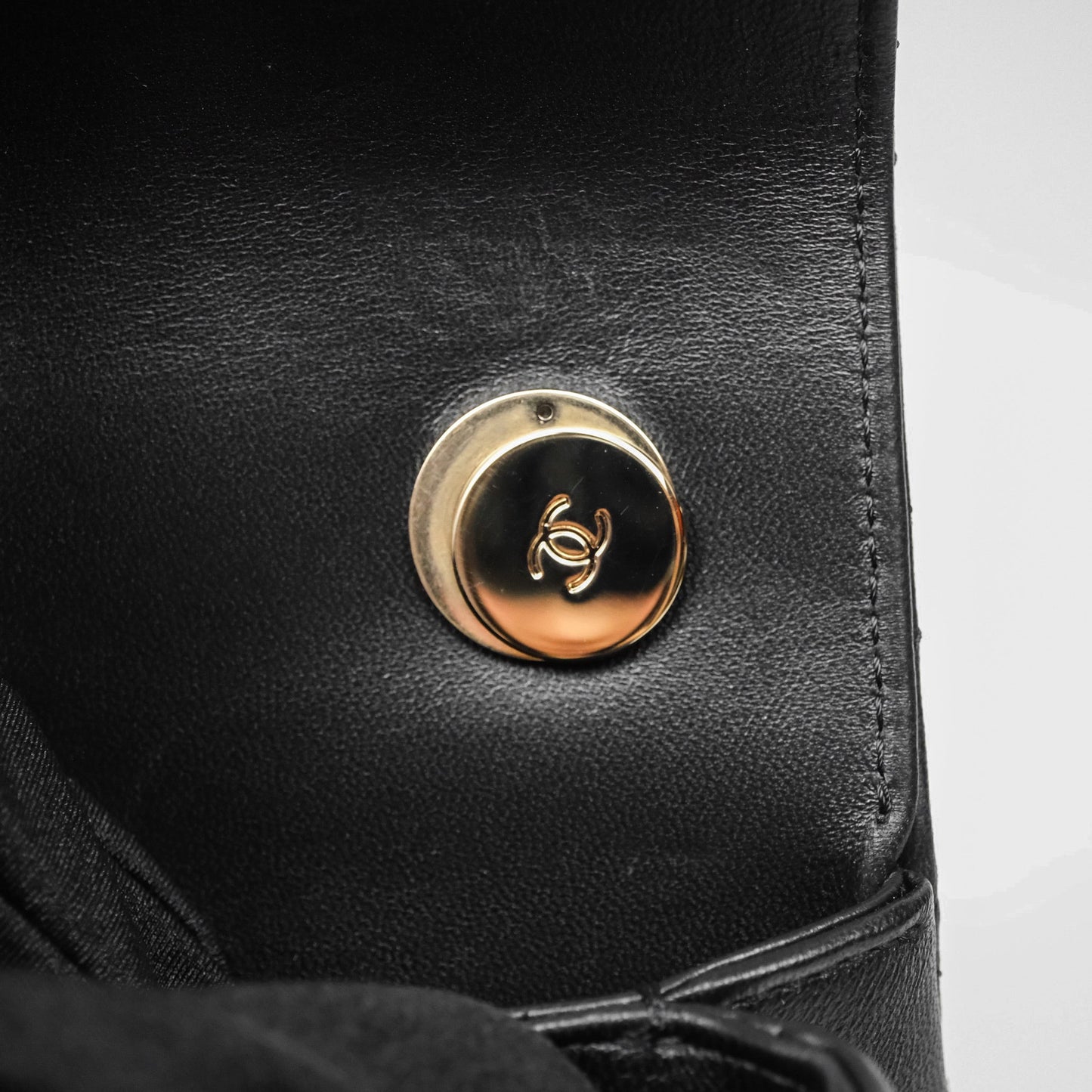 Chanel Trendy CC Mini Black Lambskin Gold Hardware