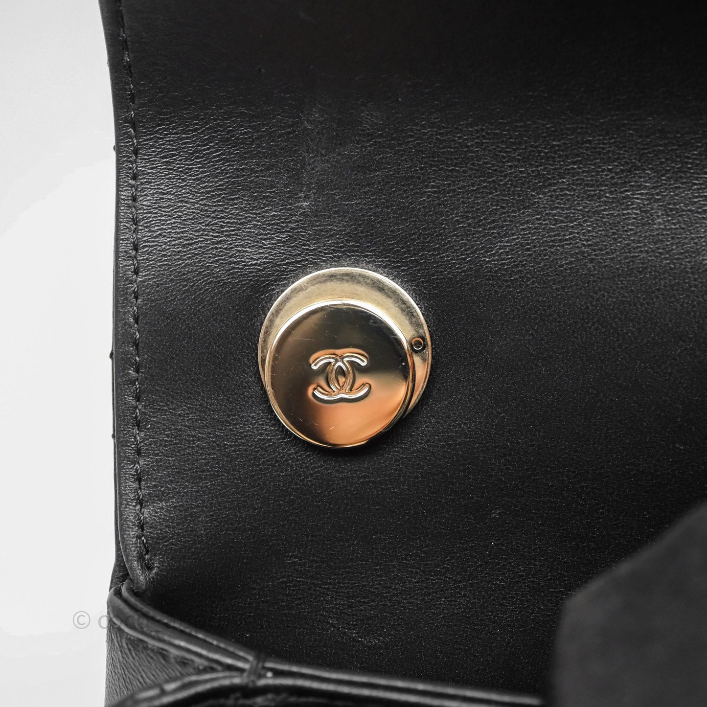 Chanel Trendy CC Mini Black Lambskin Gold Hardware