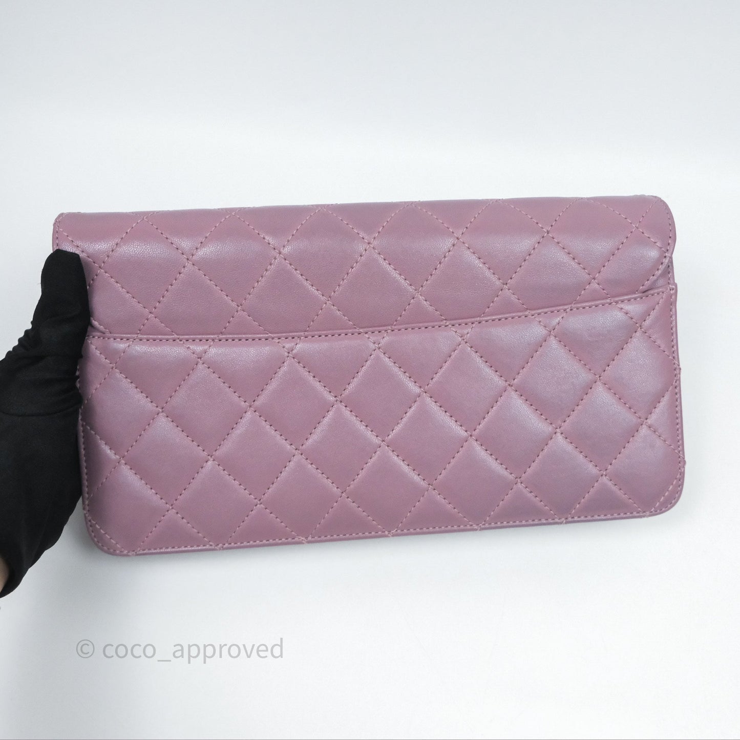 Chanel Beauty Lock Flap Bag Purple Aged Gold Hardware