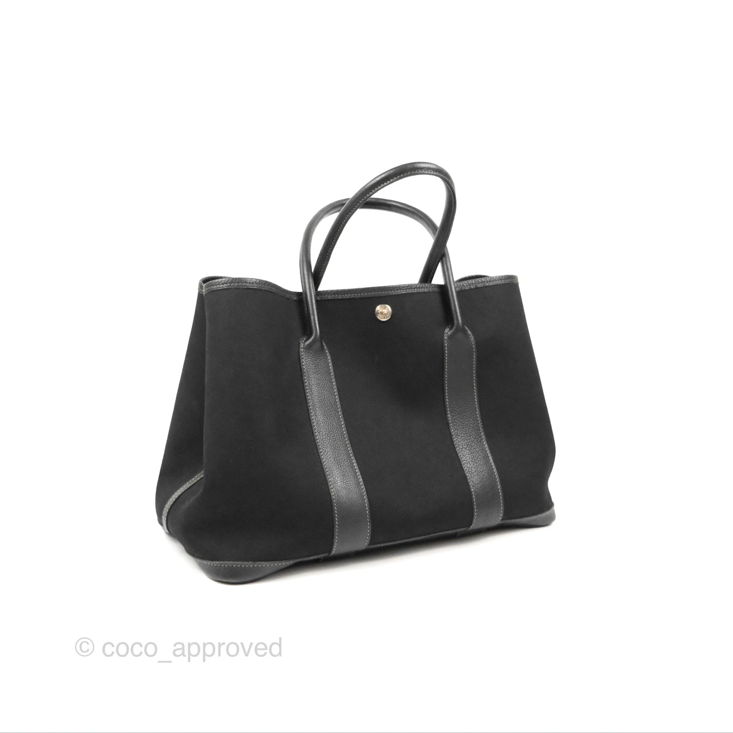 Hermès Garden Party 36 Canvas Black