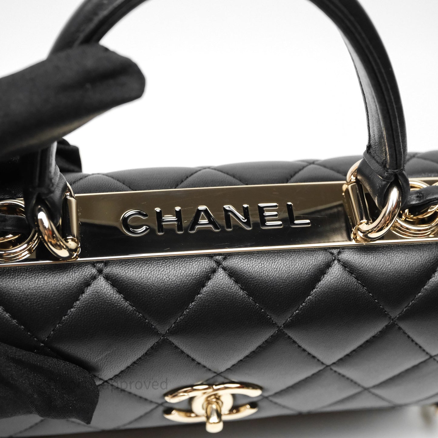 Chanel Trendy CC Mini Black Lambskin Gold Hardware
