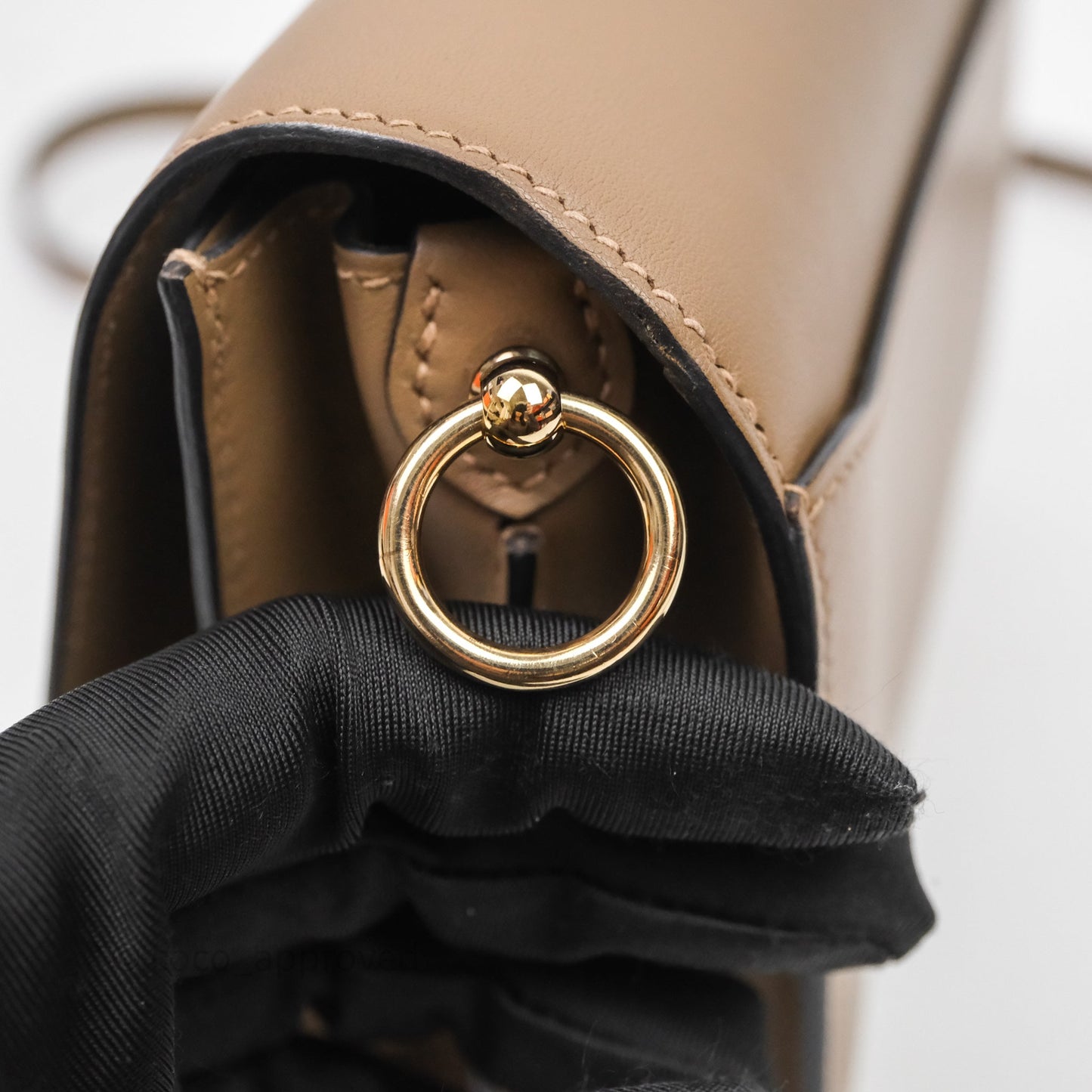 Hermès Roulis Mini Beige De Weimar D0 Veau Swift Gold Hardware