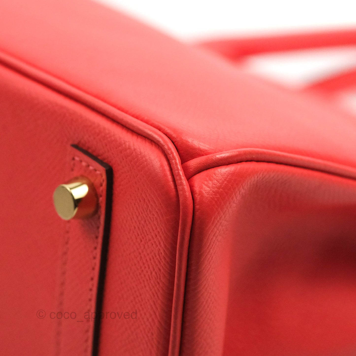 Hermès Birkin Retourne 30 Rose Jaipur Epsom Gold Hardware