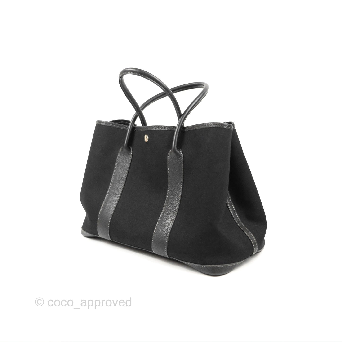Hermès Garden Party 36 Canvas Black