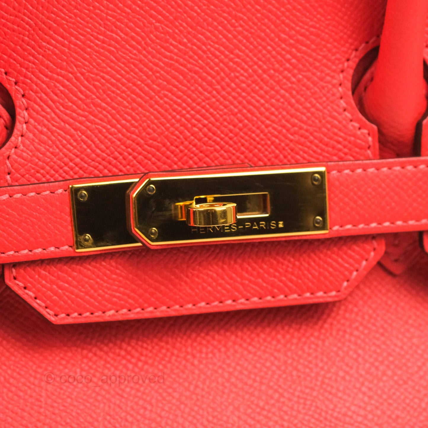 Hermès Birkin Retourne 30 Rose Jaipur Epsom Gold Hardware