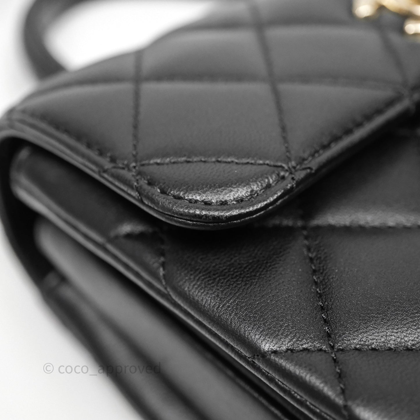Chanel Trendy CC Mini Black Lambskin Gold Hardware