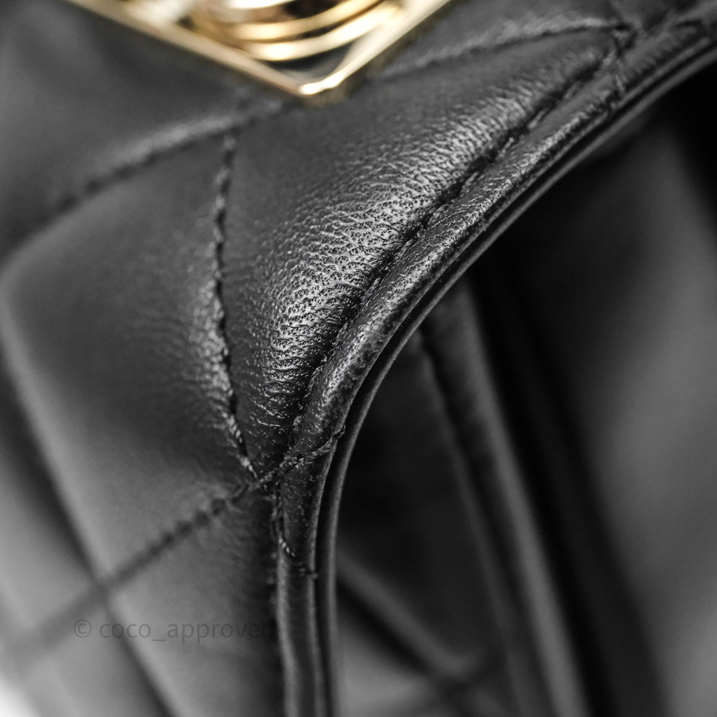 Chanel Trendy CC Mini Black Lambskin Gold Hardware