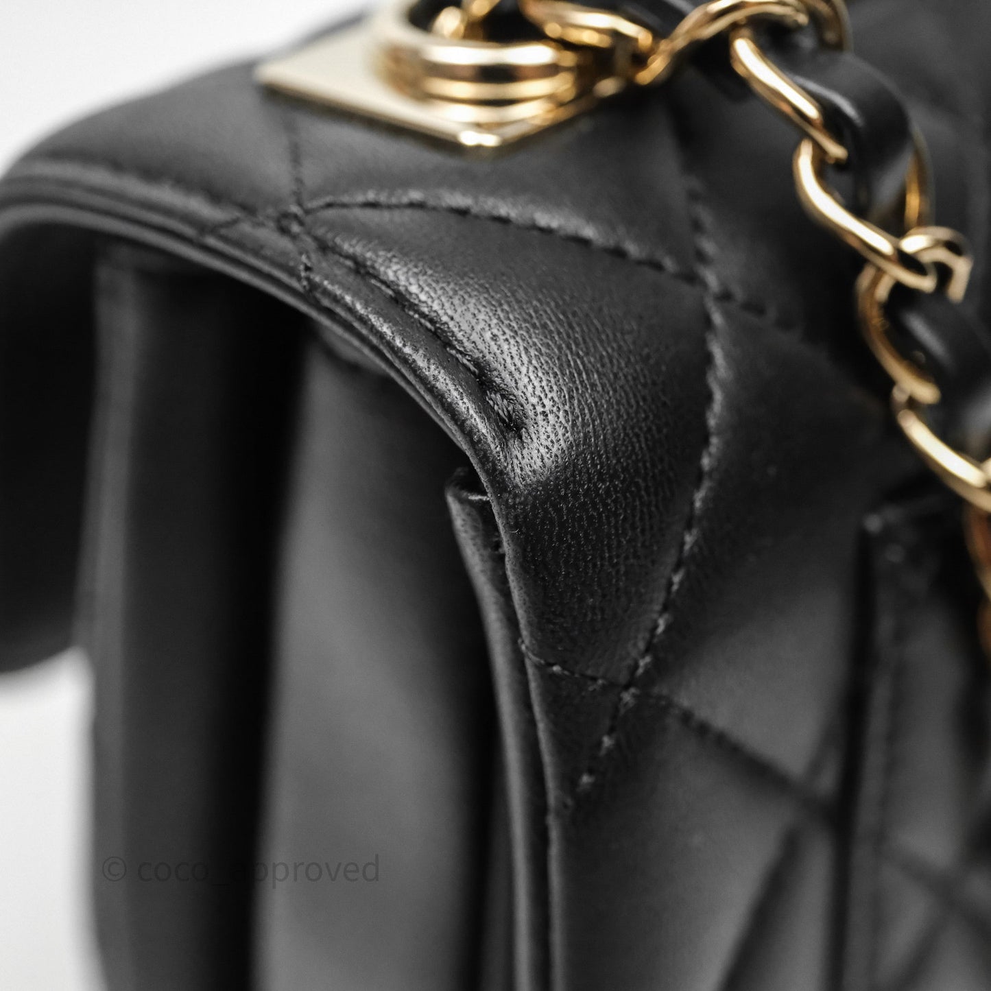 Chanel Trendy CC Mini Black Lambskin Gold Hardware