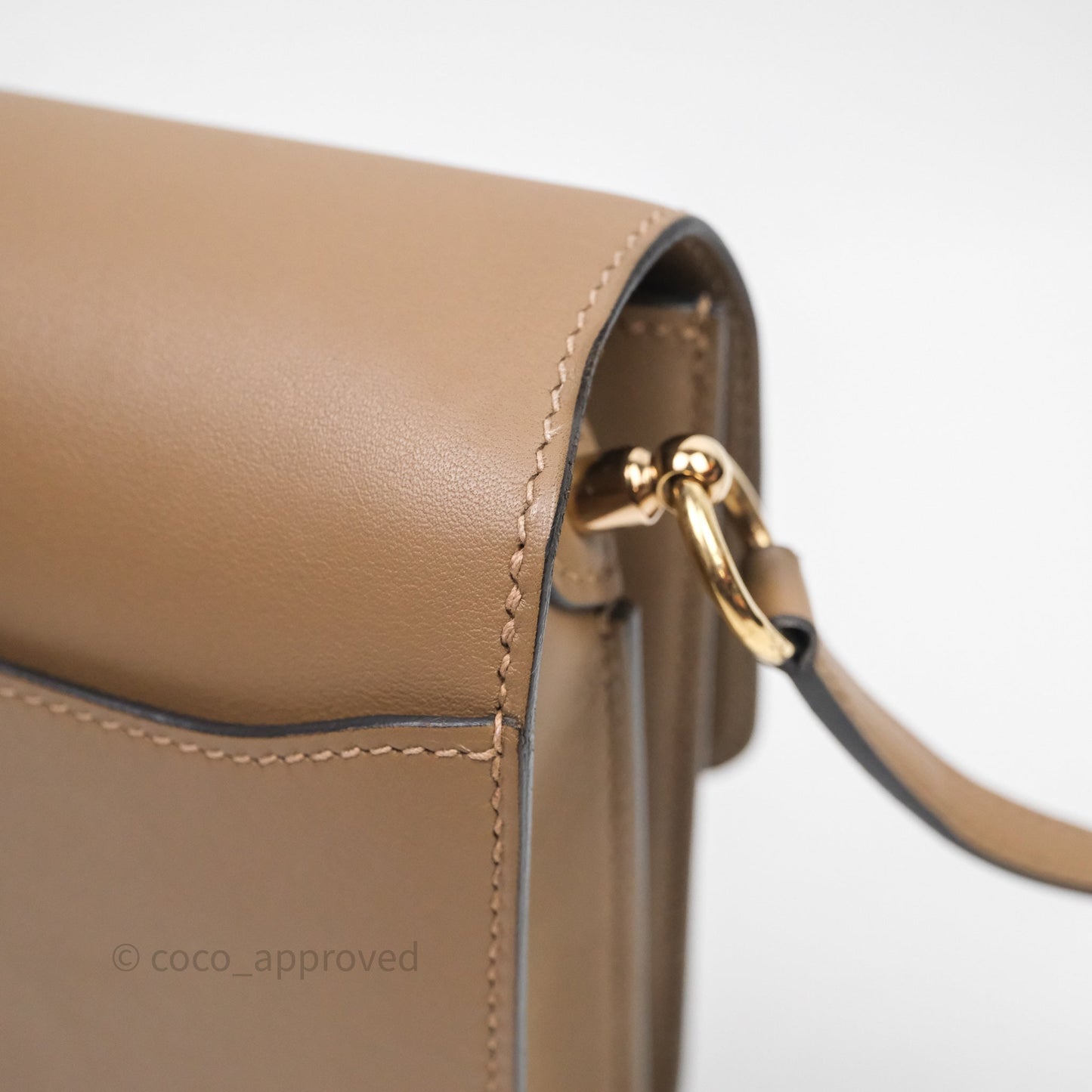 Hermès Roulis Mini Beige De Weimar D0 Veau Swift Gold Hardware
