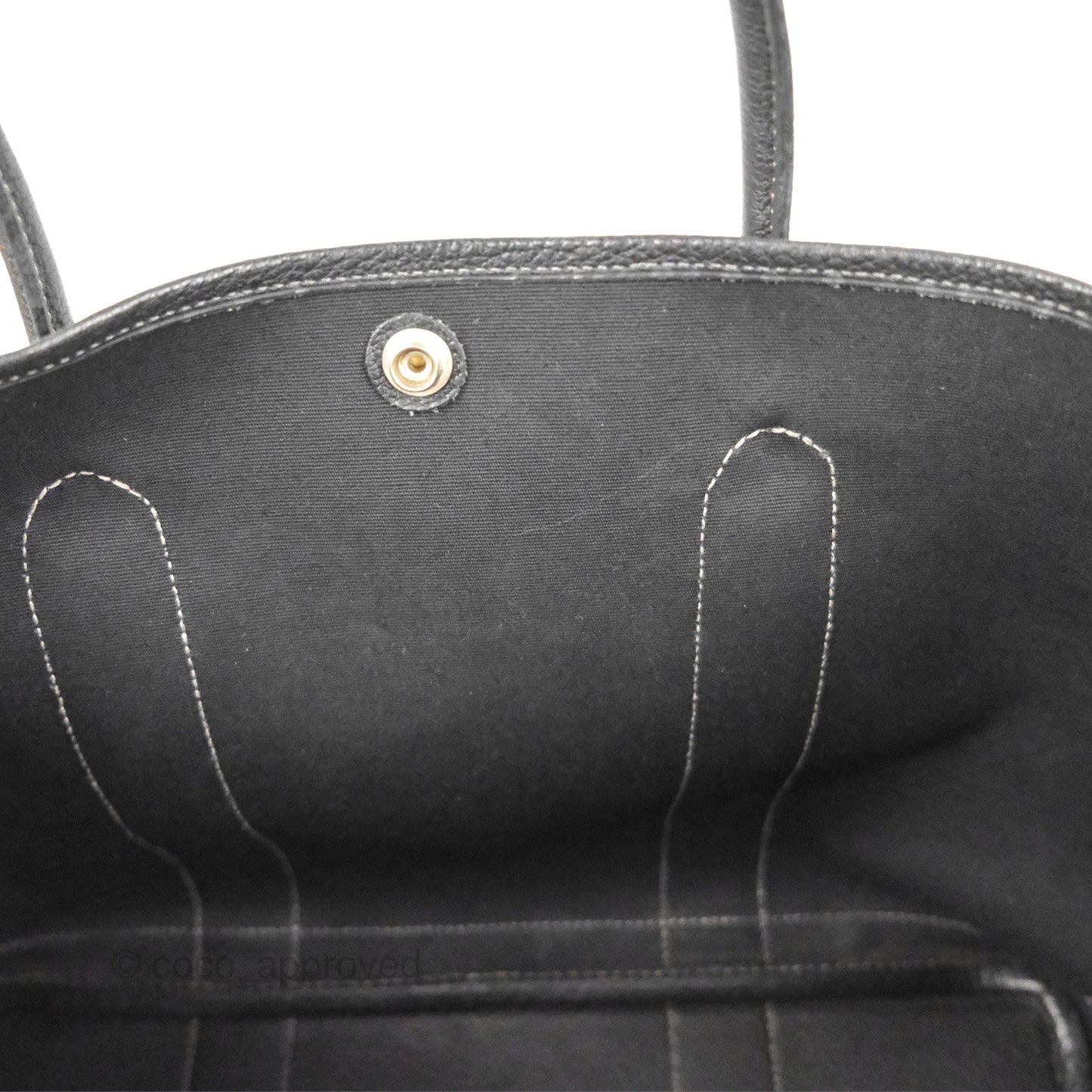 Hermès Garden Party 36 Canvas Black