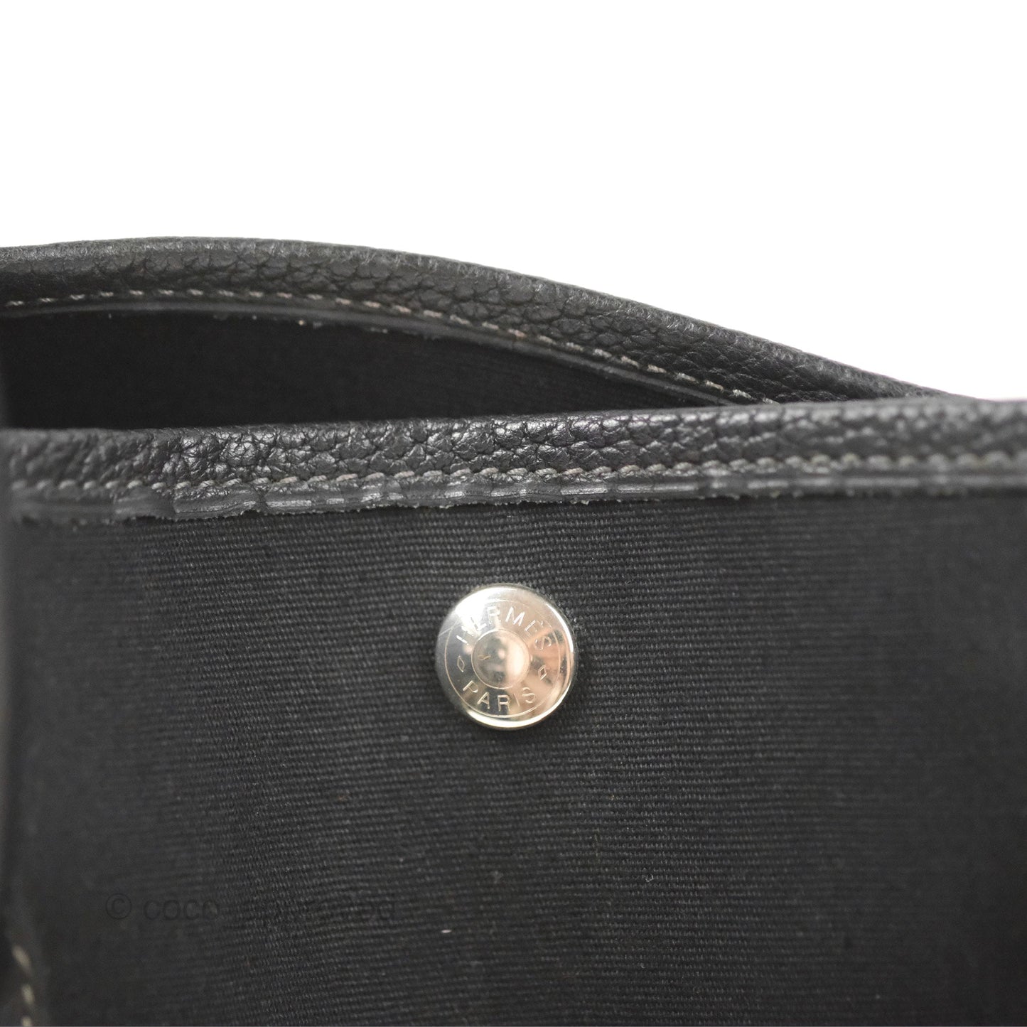 Hermès Garden Party 36 Canvas Black