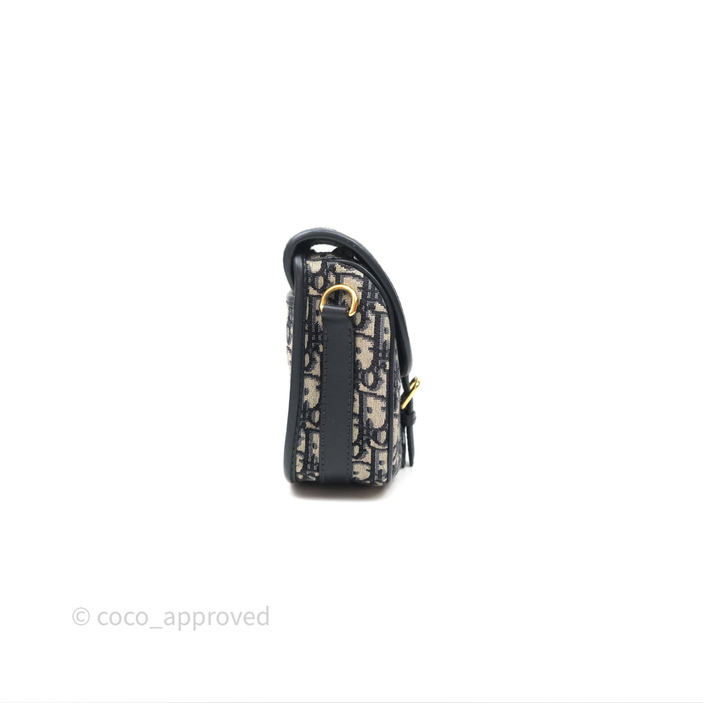 Dior Medium Bobby Bag Blue Oblique Jacquard Canvas