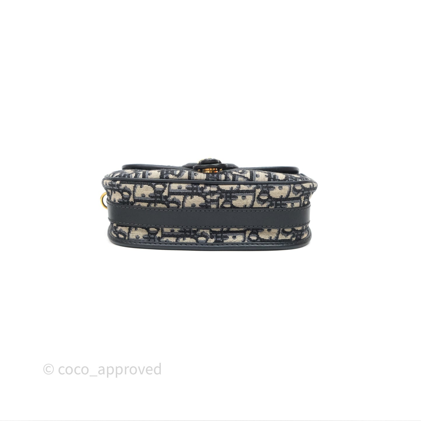 Dior Medium Bobby Bag Blue Oblique Jacquard Canvas