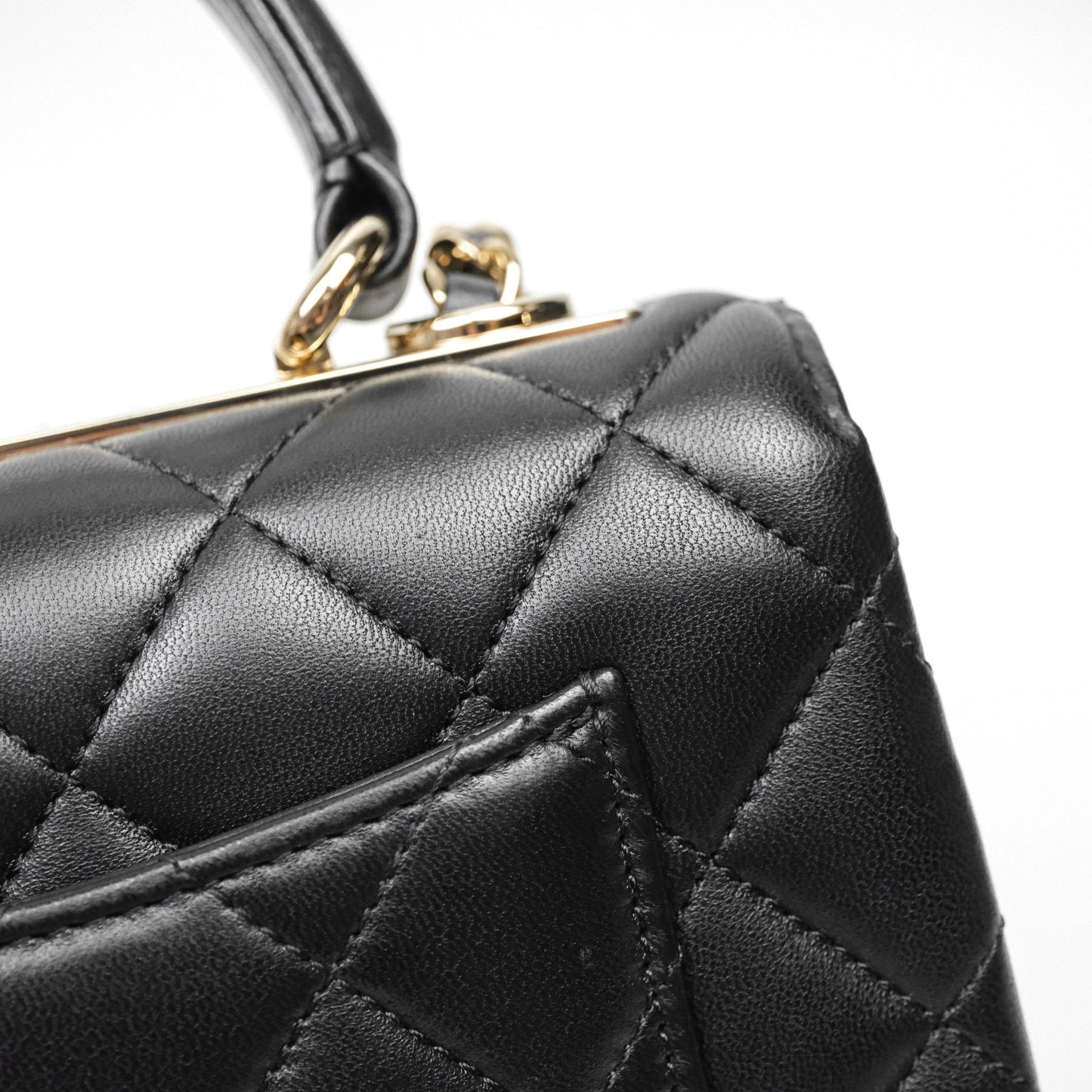 Chanel Trendy CC Mini Black Lambskin Gold Hardware
