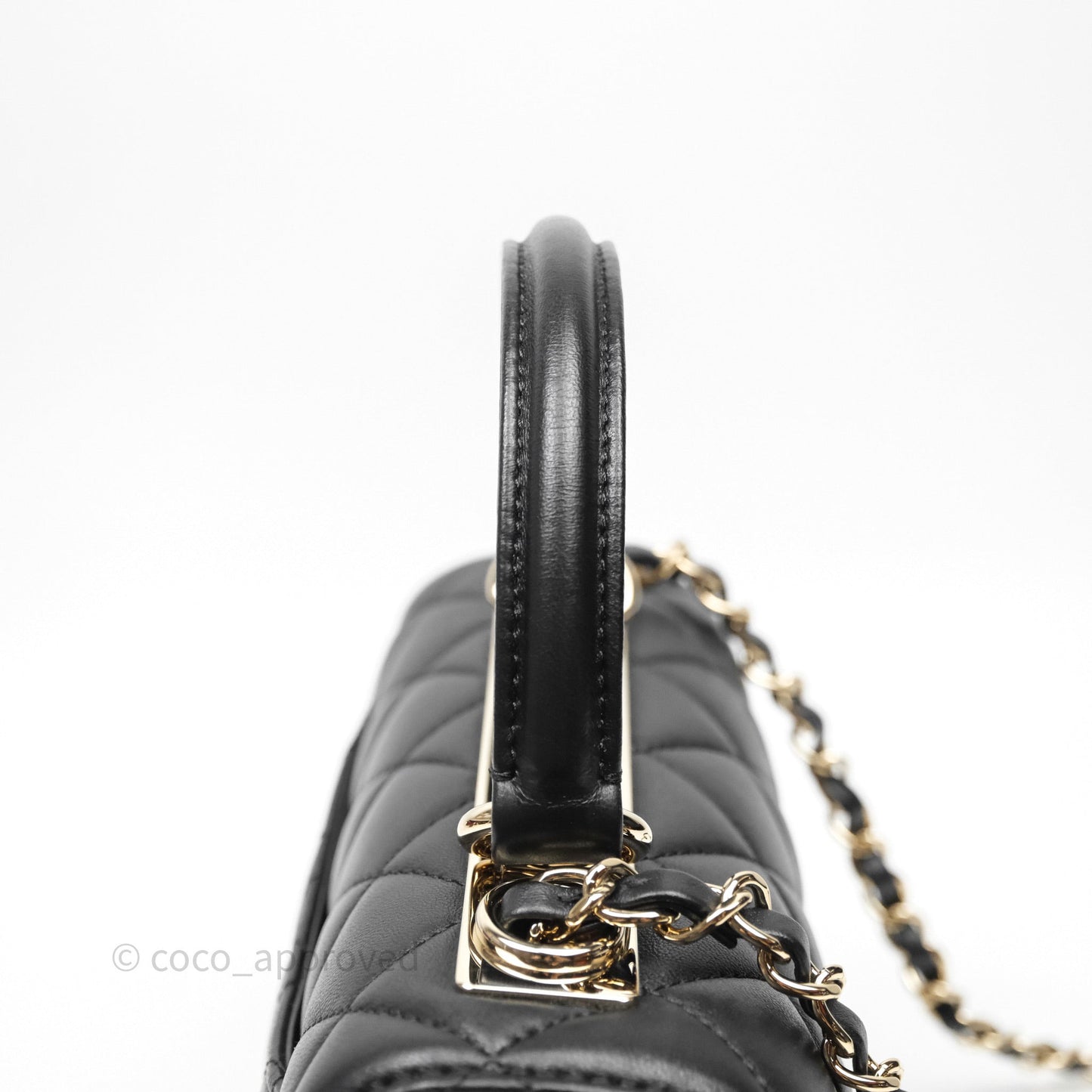 Chanel Trendy CC Mini Black Lambskin Gold Hardware