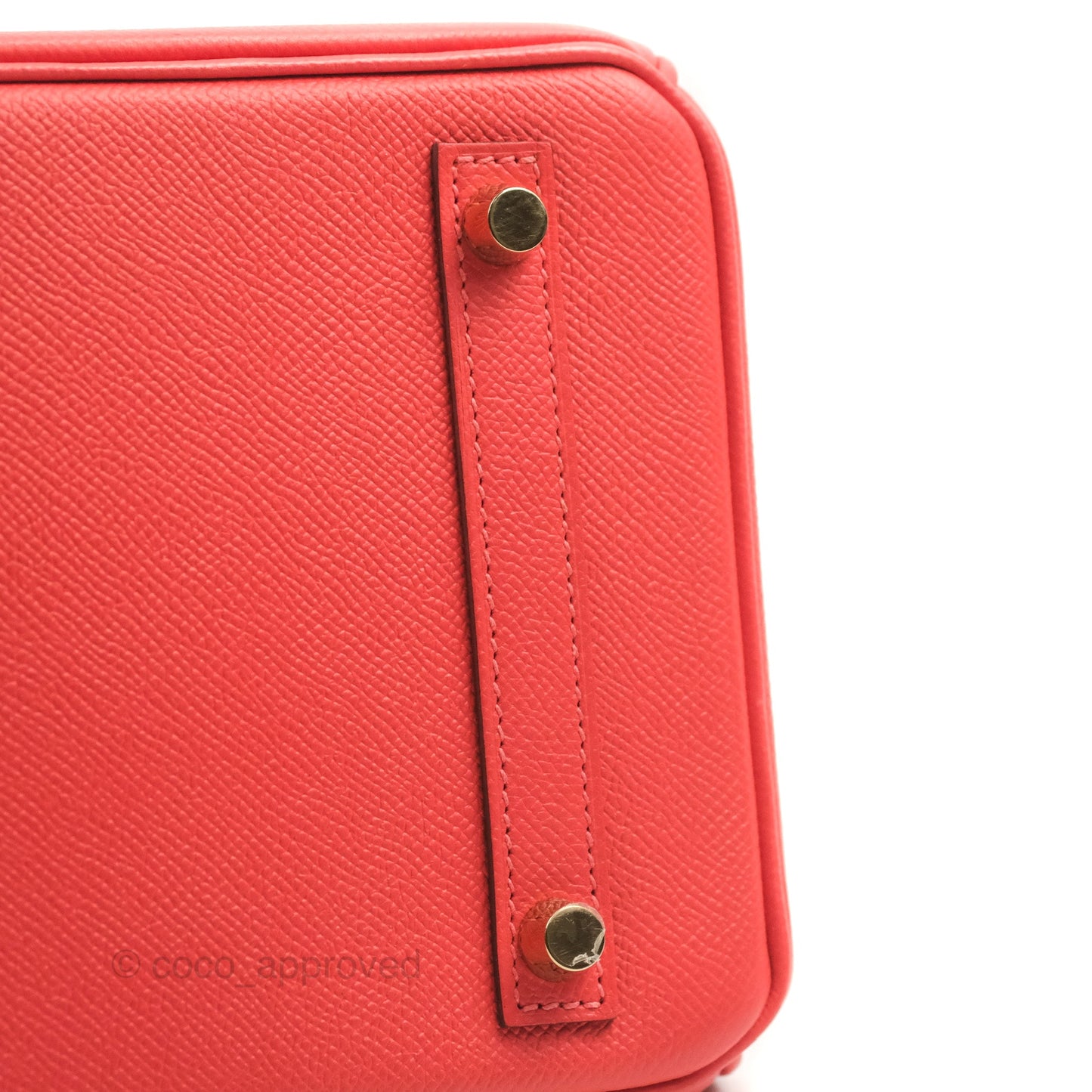 Hermès Birkin Retourne 30 Rose Jaipur Epsom Gold Hardware