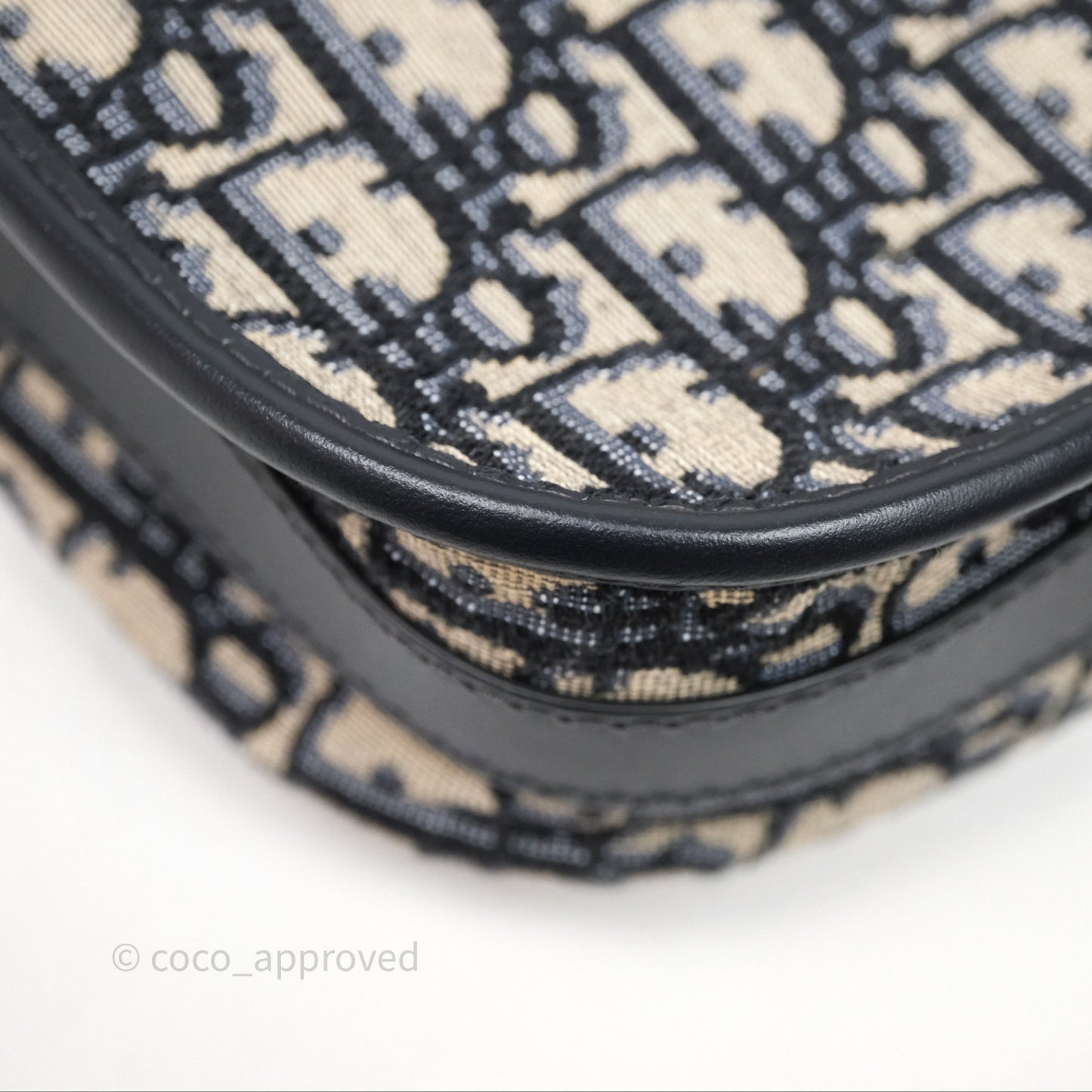 Dior Medium Bobby Bag Blue Oblique Jacquard Canvas