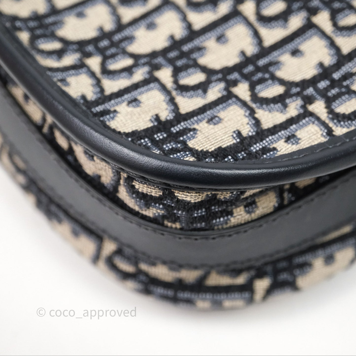 Dior Medium Bobby Bag Blue Oblique Jacquard Canvas