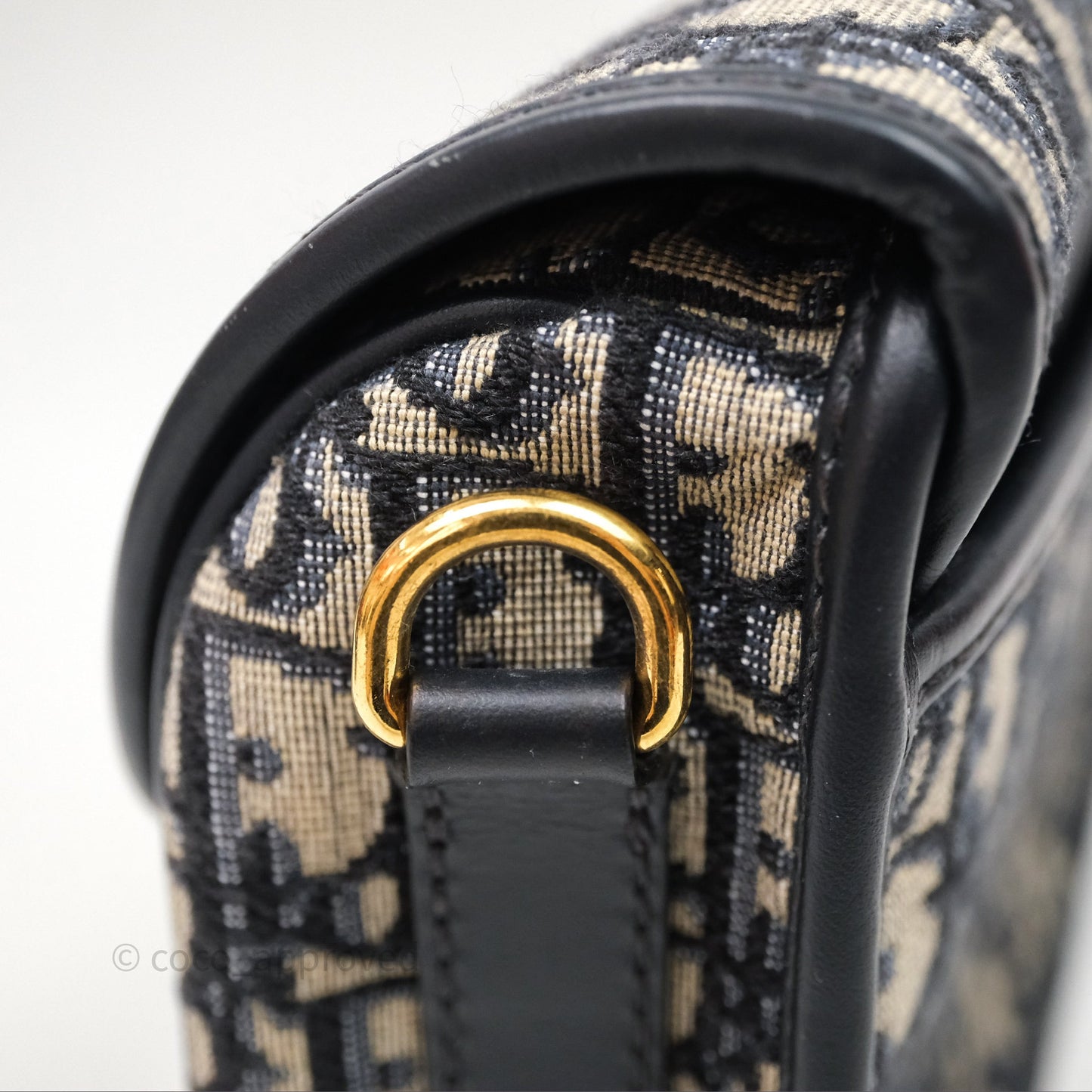 Dior Medium Bobby Bag Blue Oblique Jacquard Canvas