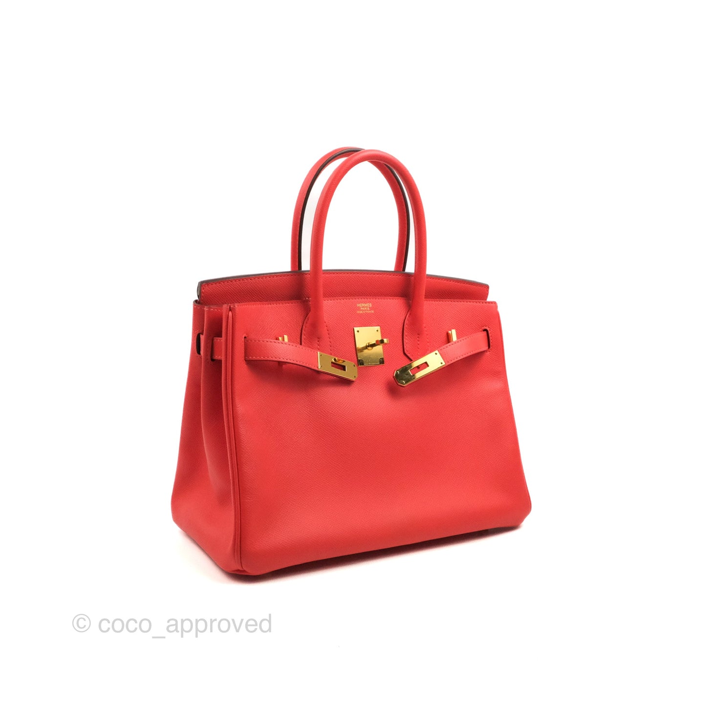 Hermès Birkin Retourne 30 Rose Jaipur Epsom Gold Hardware