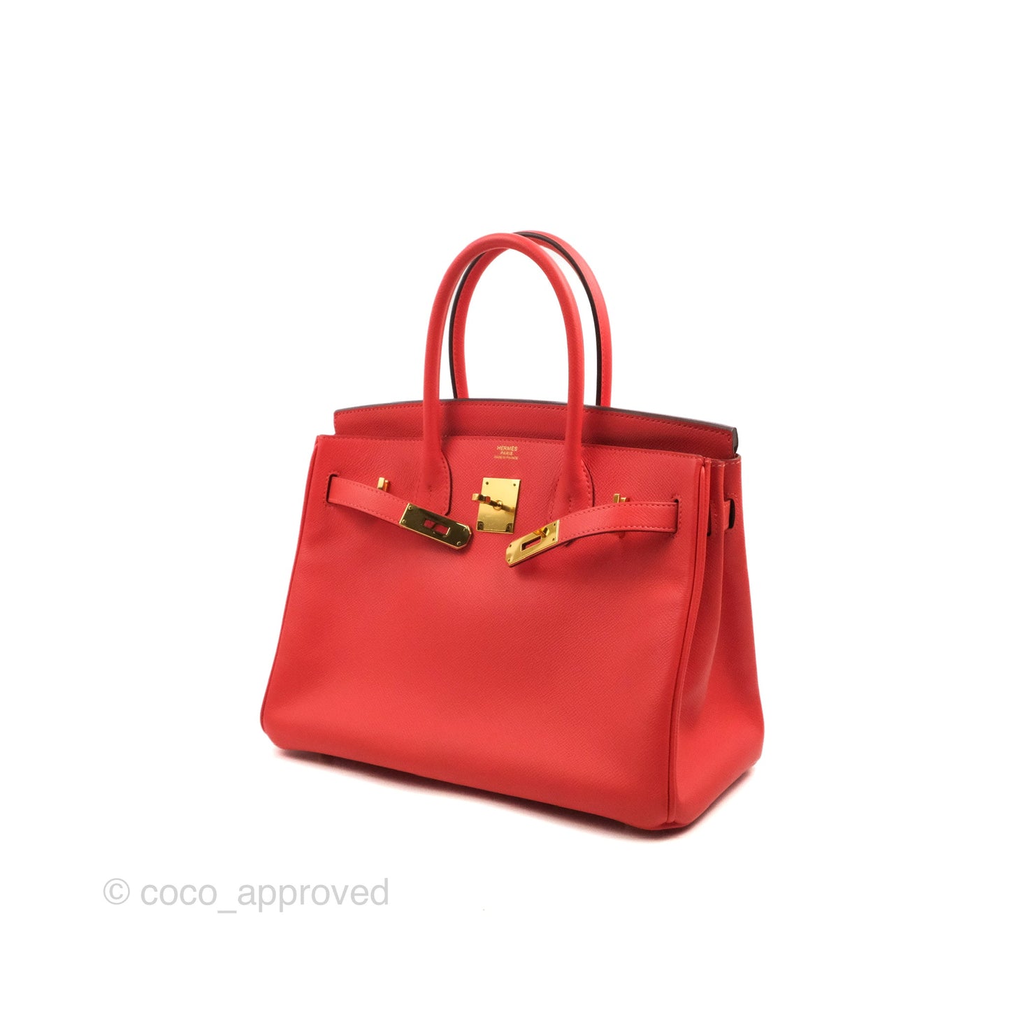 Hermès Birkin Retourne 30 Rose Jaipur Epsom Gold Hardware