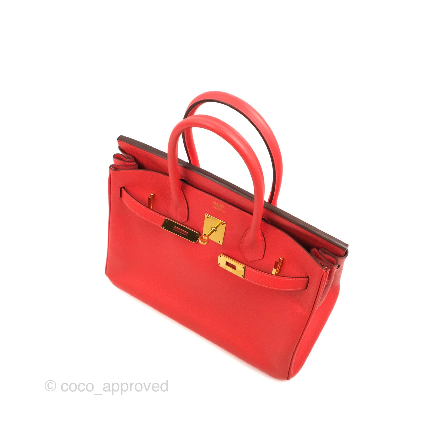 Hermès Birkin Retourne 30 Rose Jaipur Epsom Gold Hardware