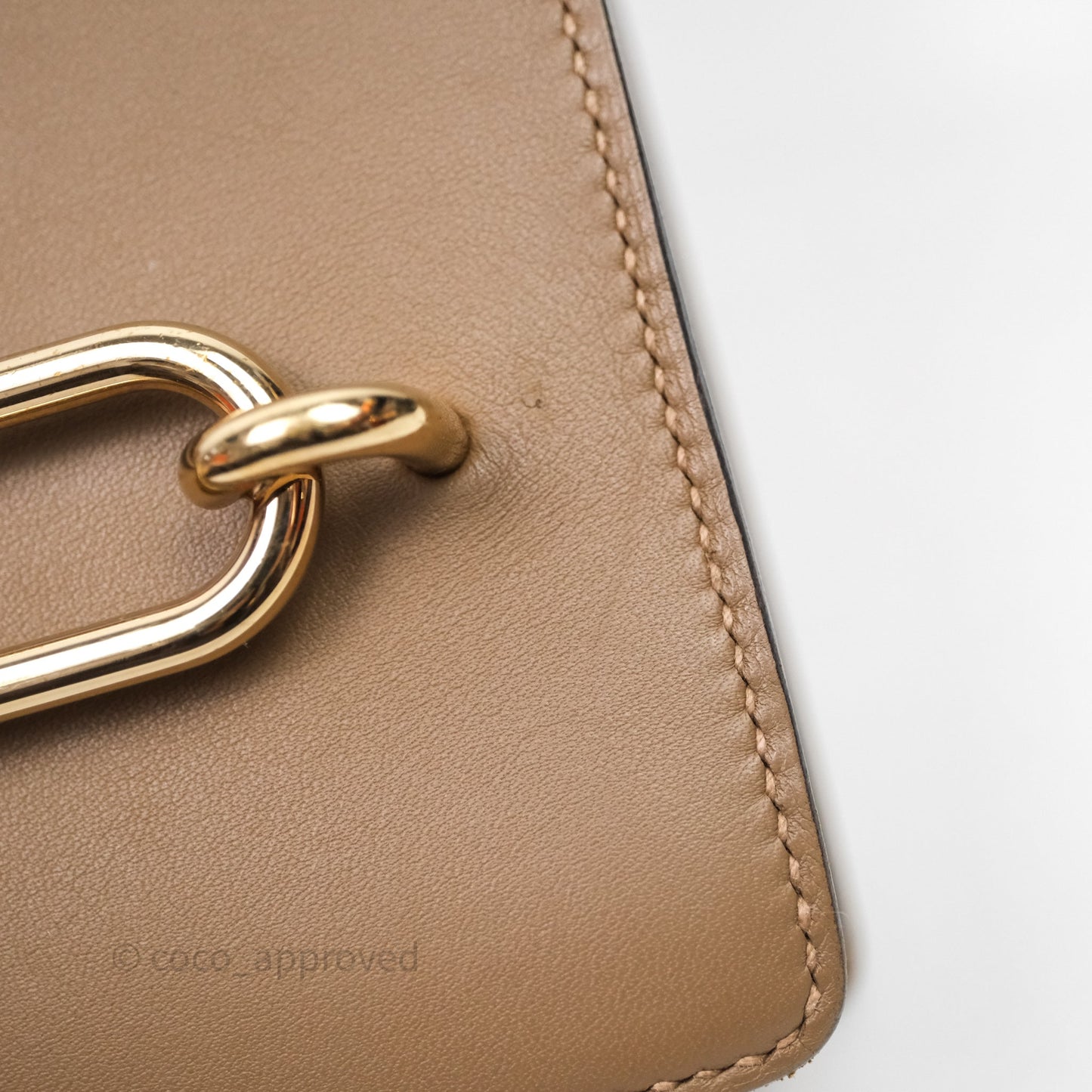 Hermès Roulis Mini Beige De Weimar D0 Veau Swift Gold Hardware
