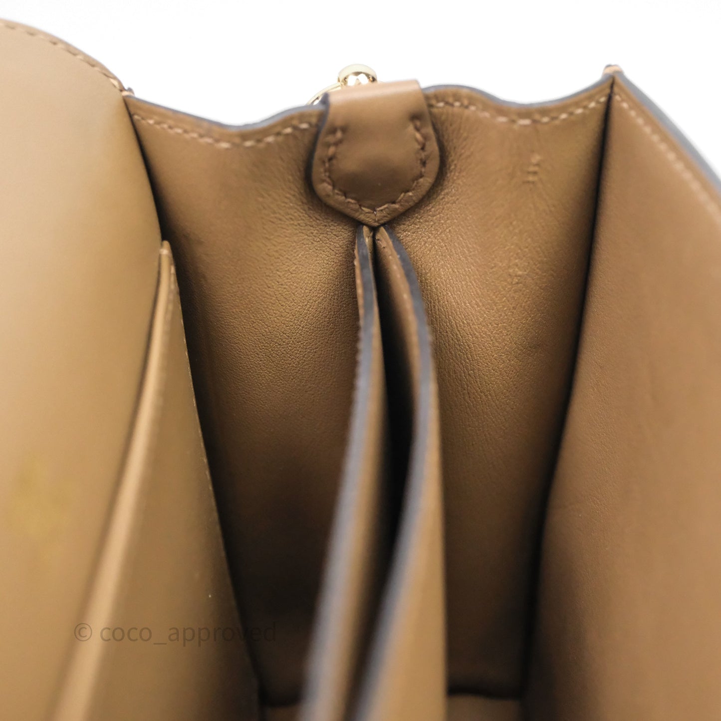 Hermès Roulis Mini Beige De Weimar D0 Veau Swift Gold Hardware