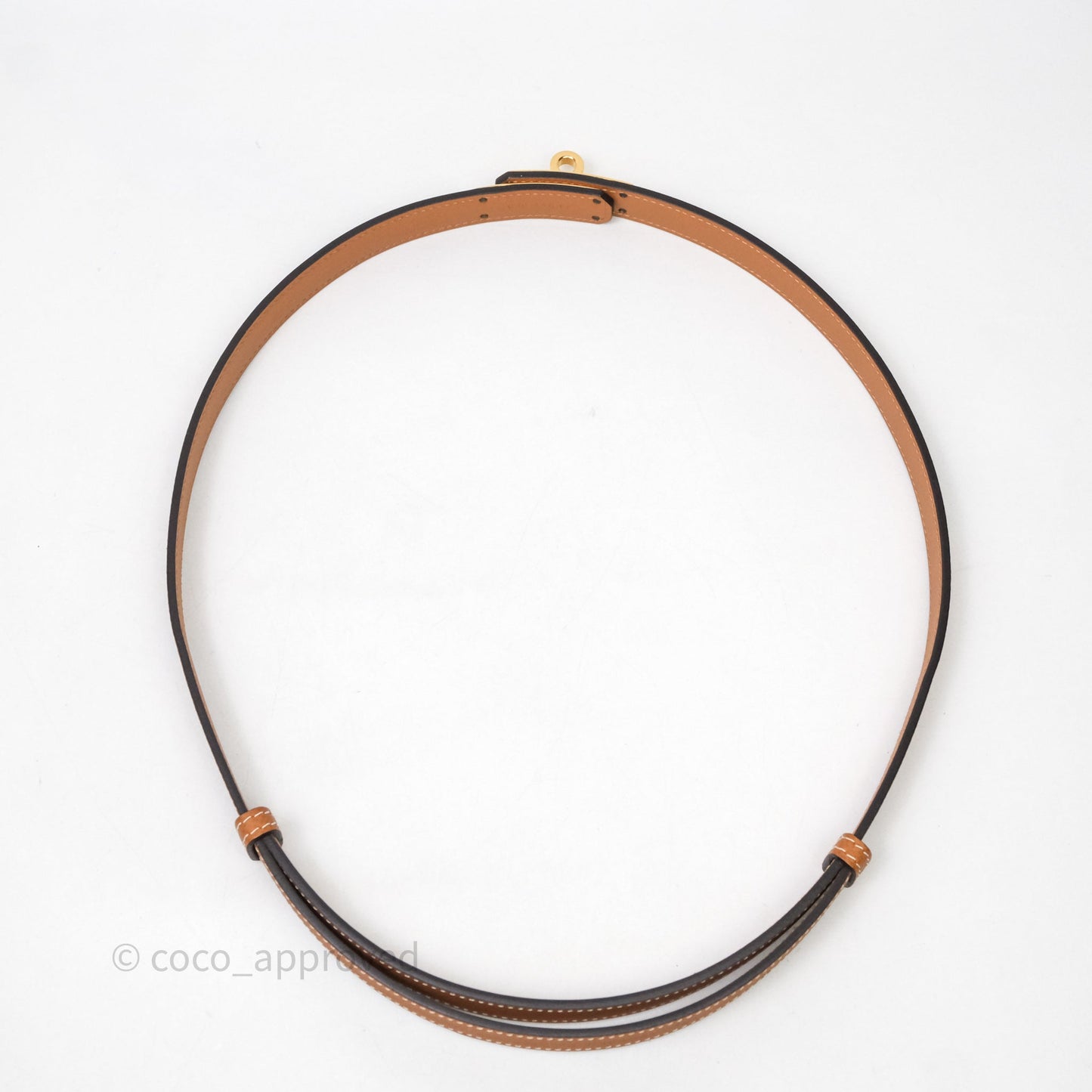 Hermès Kelly Buckle Belt Gold 37 Epsom Gold Hardware