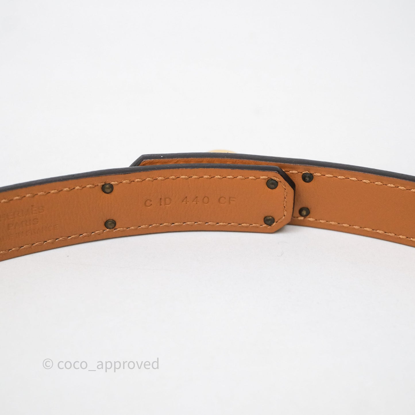 Hermès Kelly Buckle Belt Gold 37 Epsom Gold Hardware
