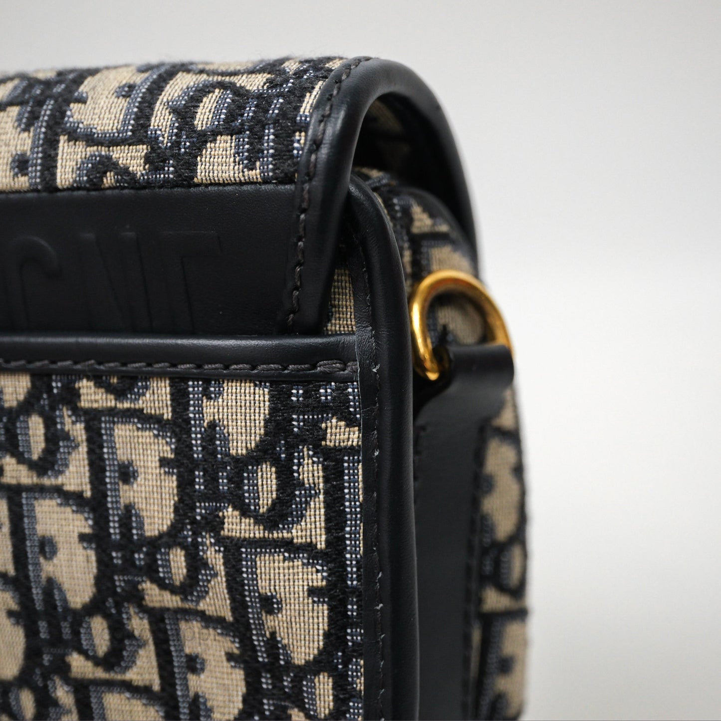 Dior Medium Bobby Bag Blue Oblique Jacquard Canvas