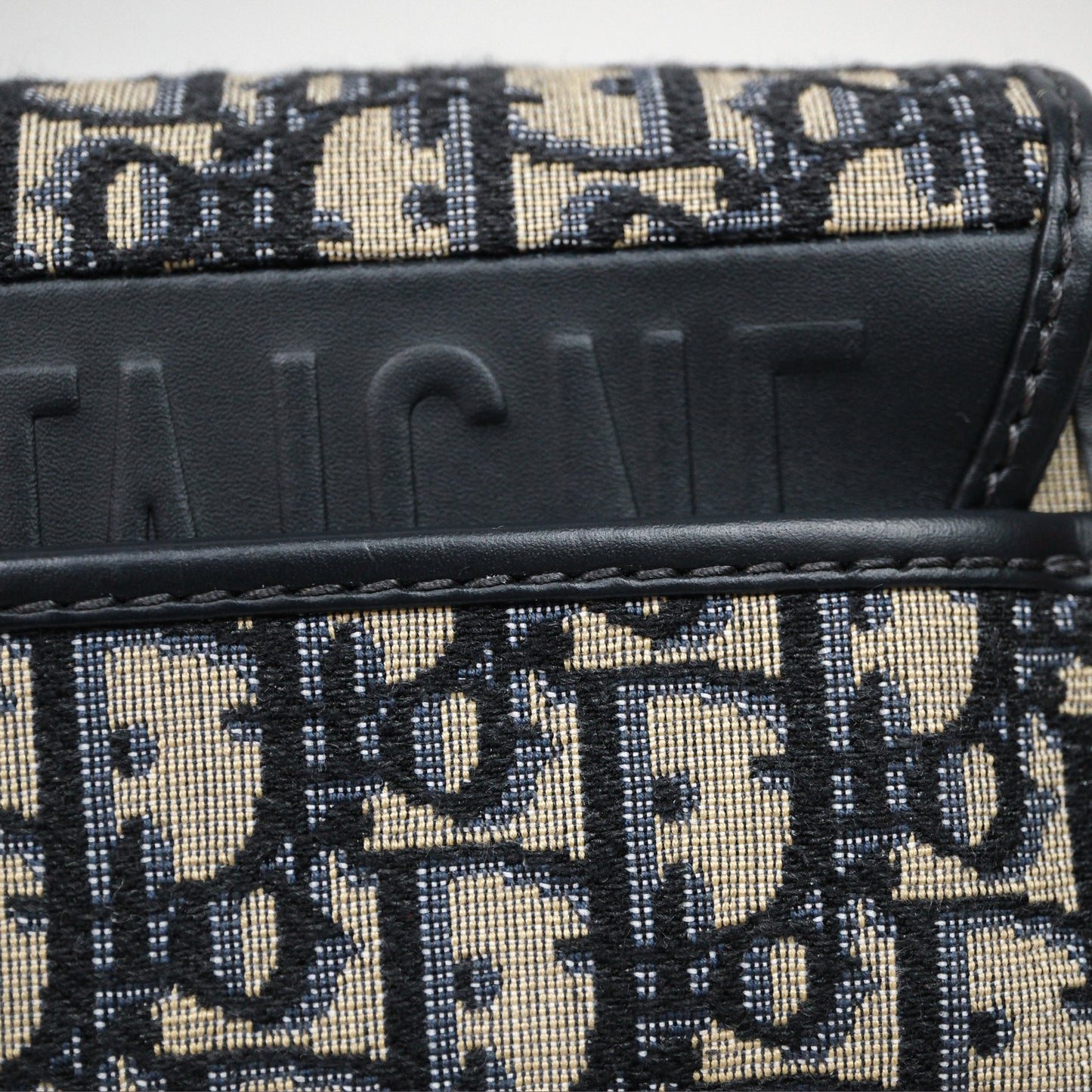 Dior Medium Bobby Bag Blue Oblique Jacquard Canvas