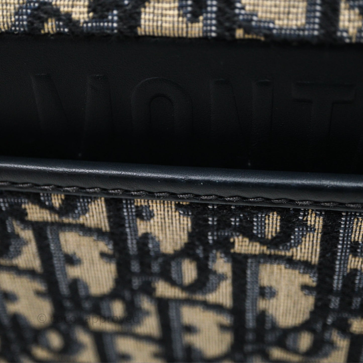 Dior Medium Bobby Bag Blue Oblique Jacquard Canvas