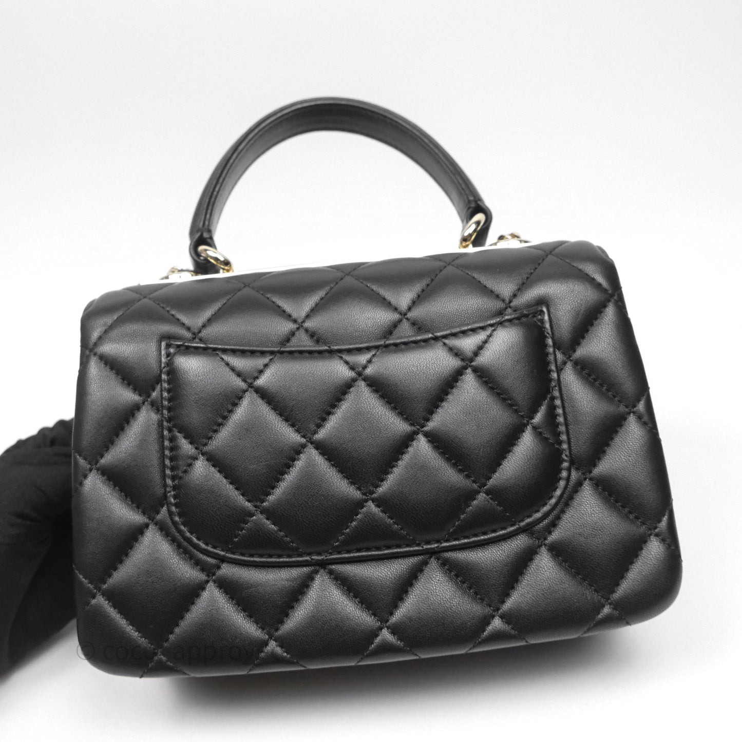 Chanel Trendy CC Mini Black Lambskin Gold Hardware