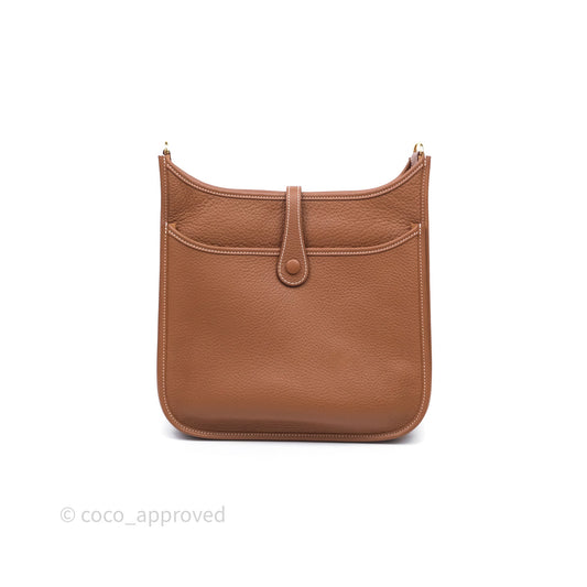 Hermes Evelyne III 29 Gold Clemence Gold Hardware