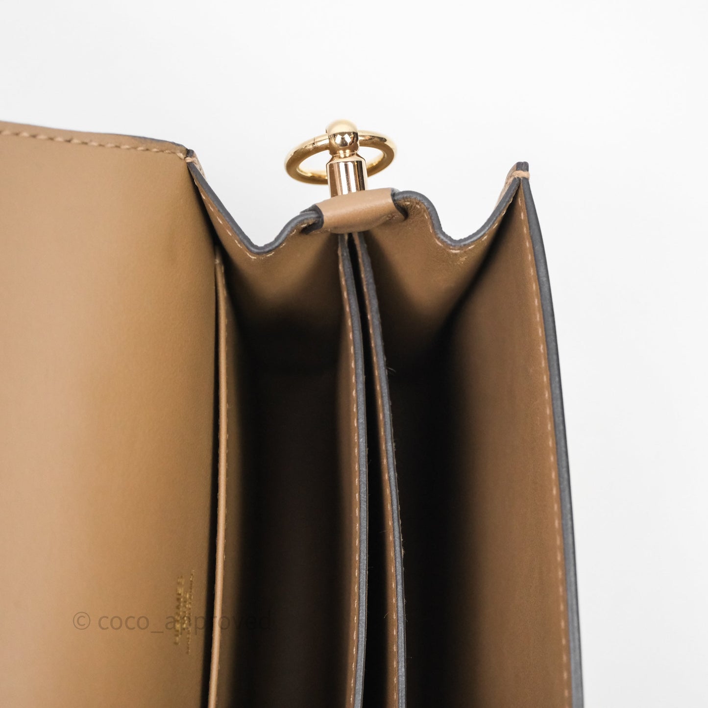 Hermès Roulis Mini Beige De Weimar D0 Veau Swift Gold Hardware