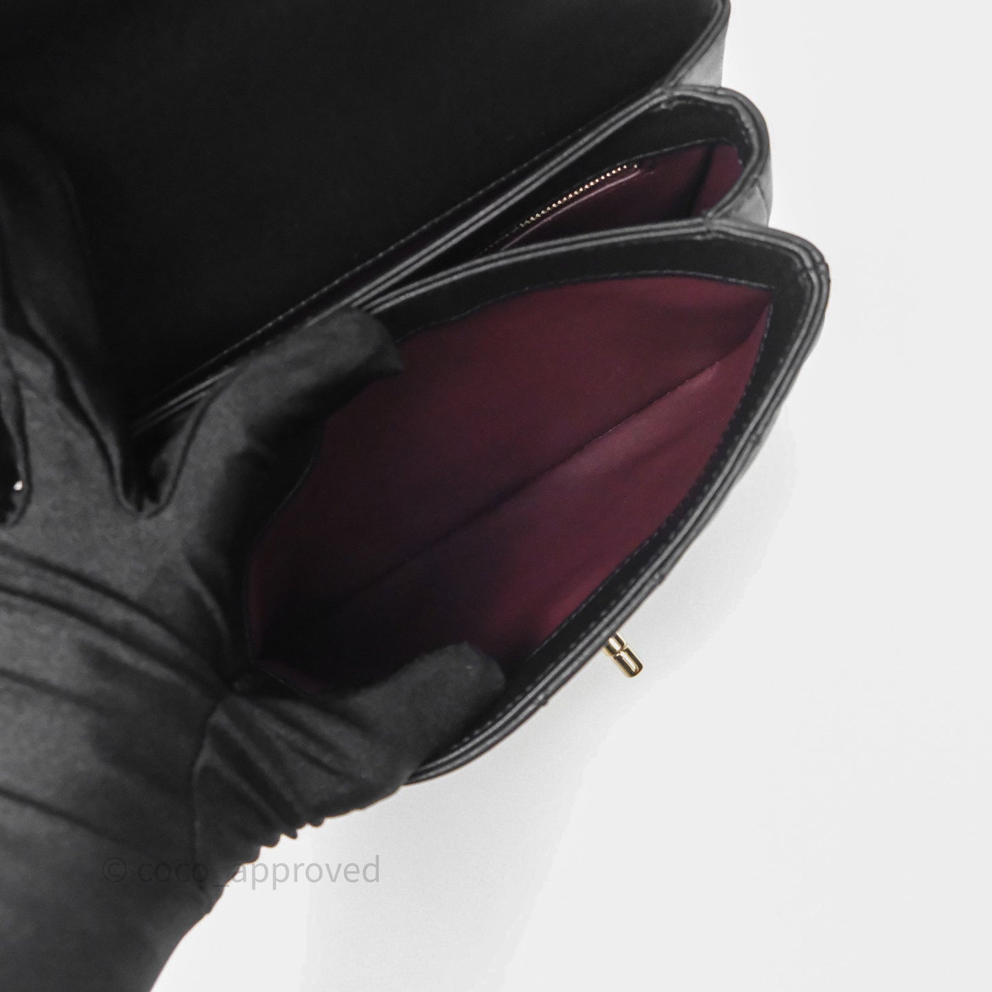 Chanel Trendy CC Mini Black Lambskin Gold Hardware