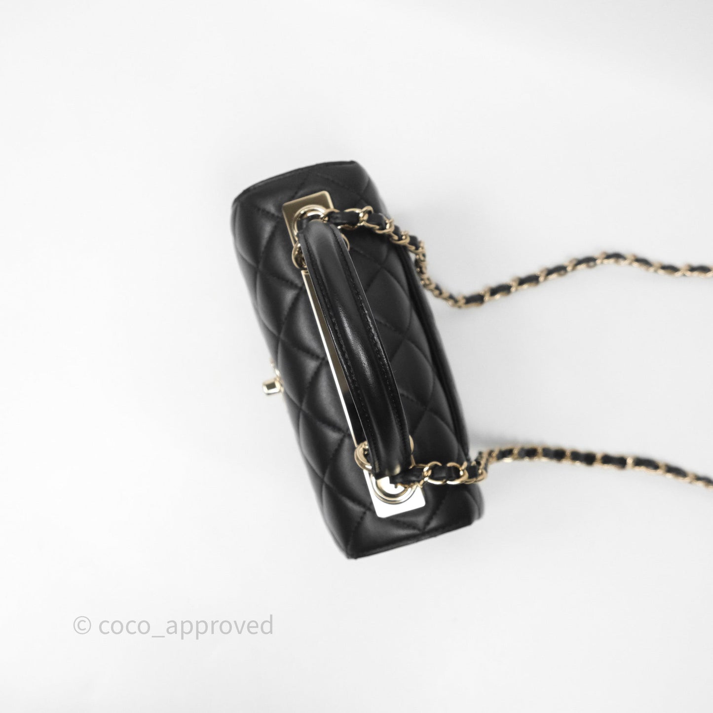 Chanel Trendy CC Mini Black Lambskin Gold Hardware