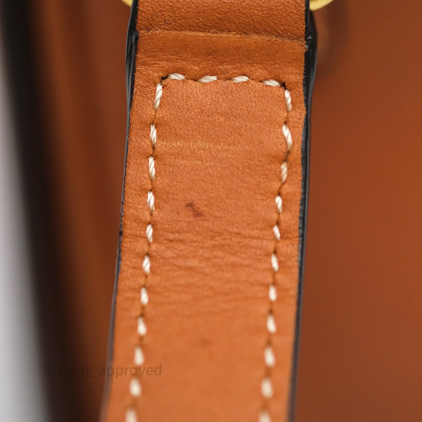 Celine Teen Triomphe Bag Tan Natural Calfskin Gold Hardware