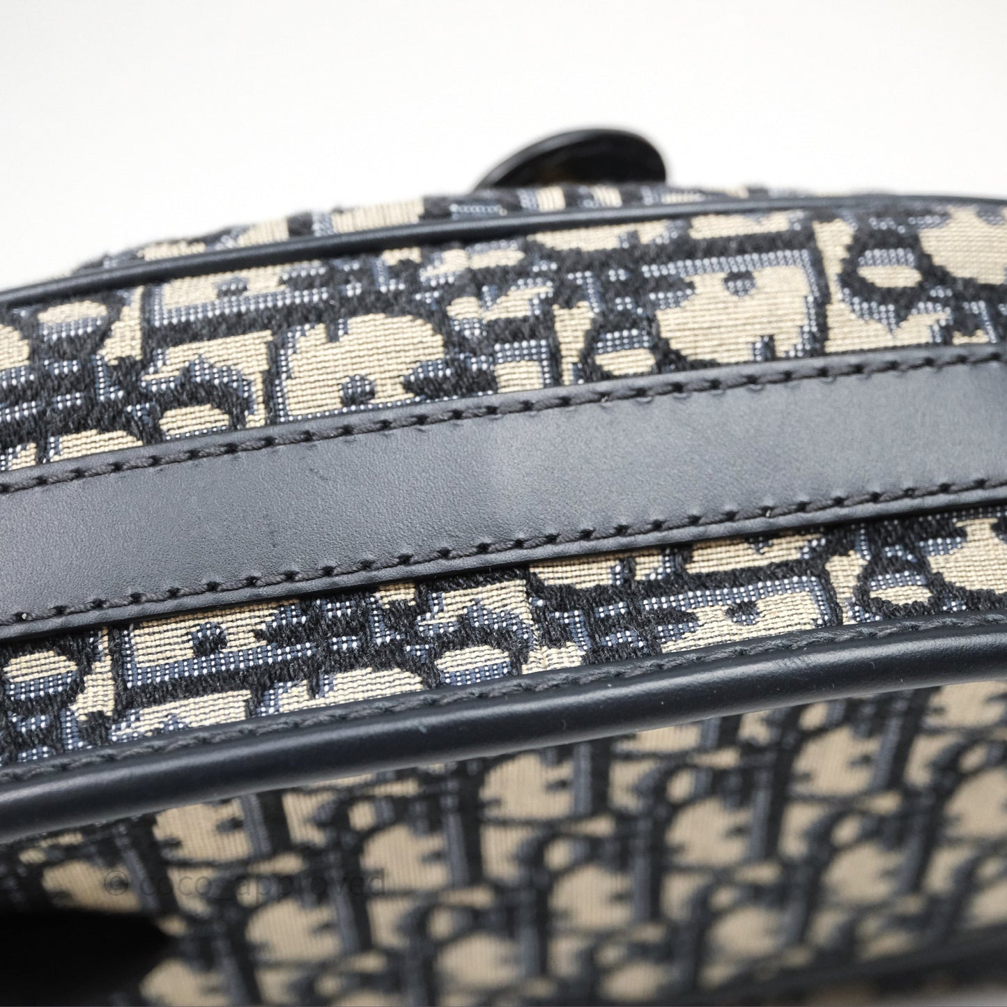 Dior Medium Bobby Bag Blue Oblique Jacquard Canvas