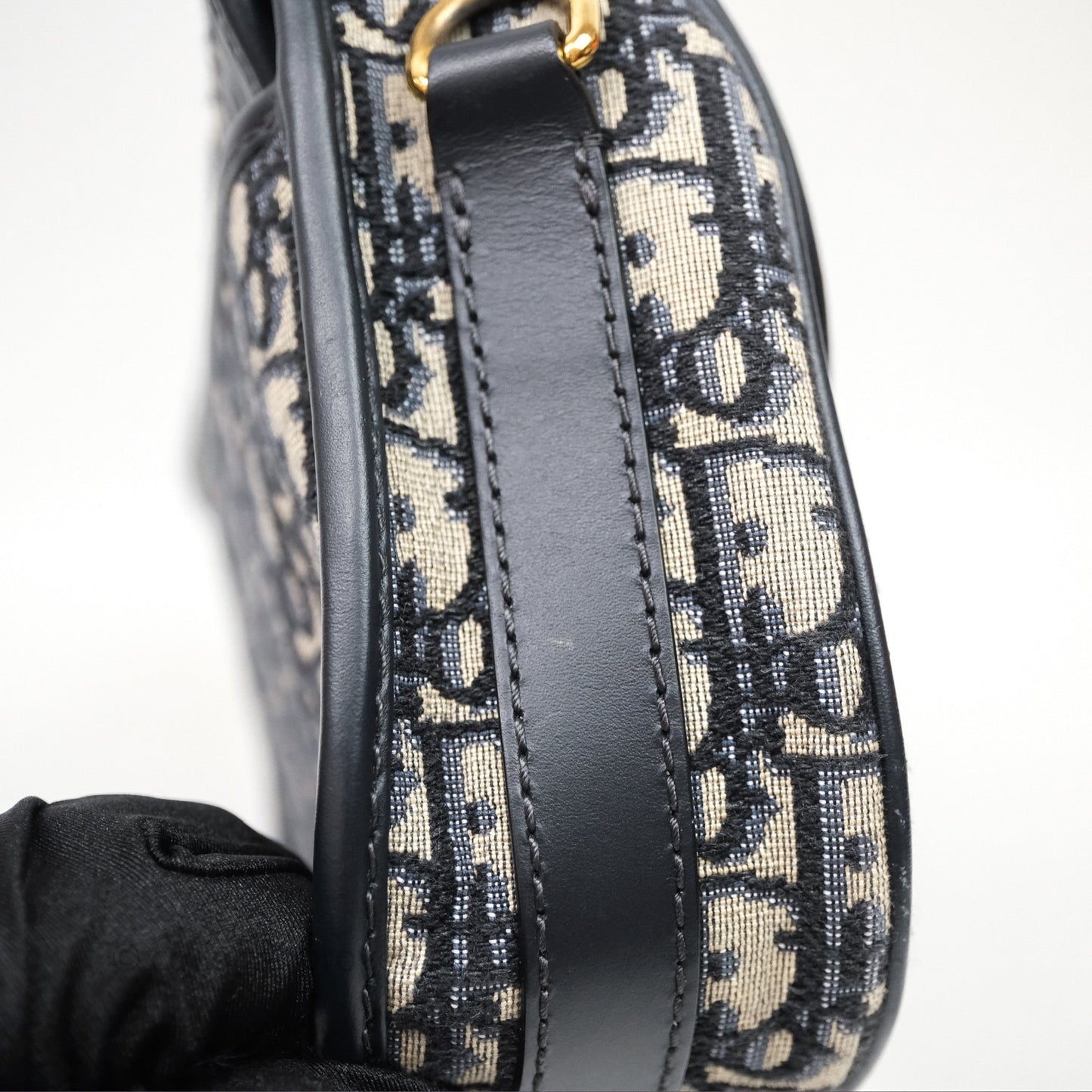 Dior Medium Bobby Bag Blue Oblique Jacquard Canvas