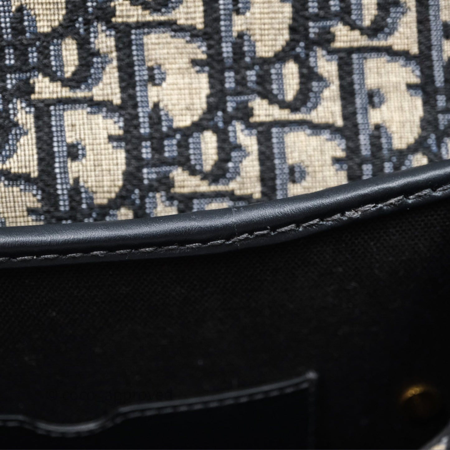 Dior Medium Bobby Bag Blue Oblique Jacquard Canvas