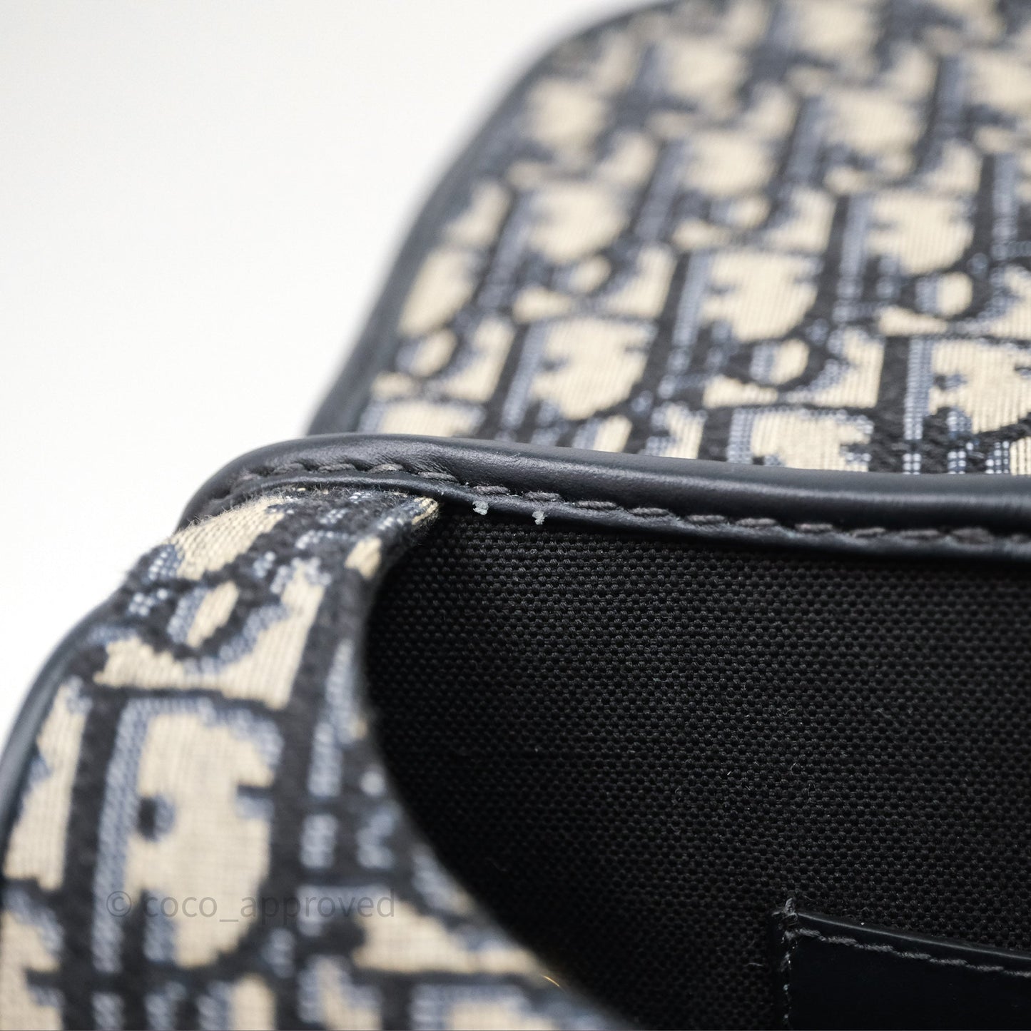 Dior Medium Bobby Bag Blue Oblique Jacquard Canvas