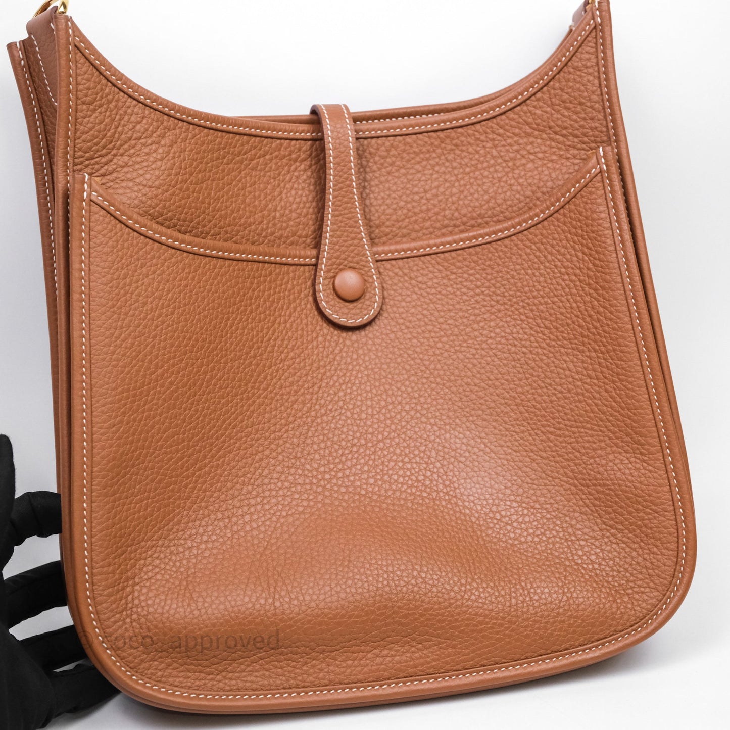 Hermes Evelyne III 29 Gold Clemence Gold Hardware