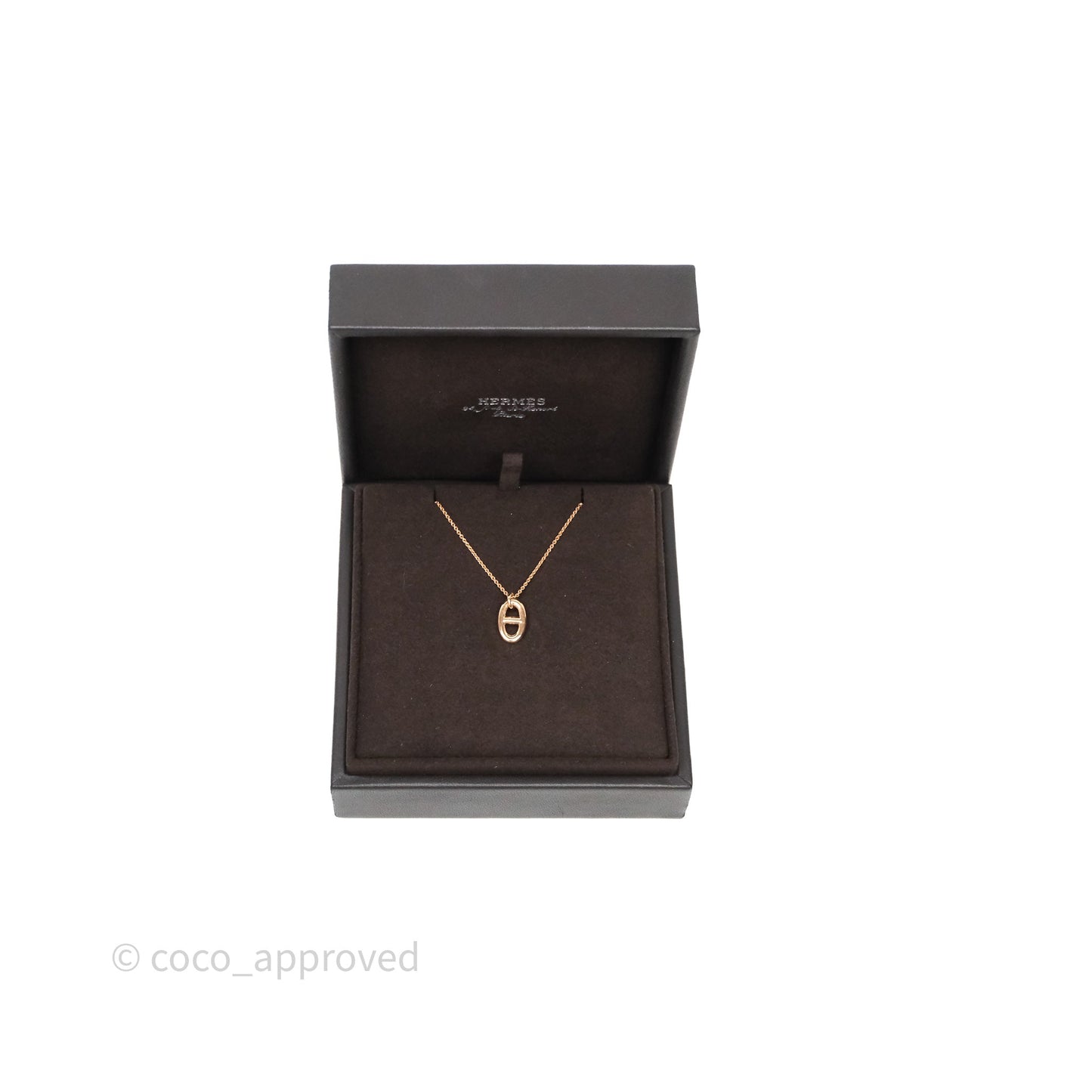 Hermès Farandole Pendant Necklace PM Rose Gold