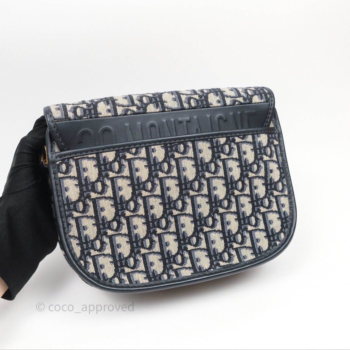 Dior Medium Bobby Bag Blue Oblique Jacquard Canvas